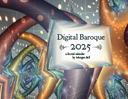 Digital Baroque 2025 fractal calendar